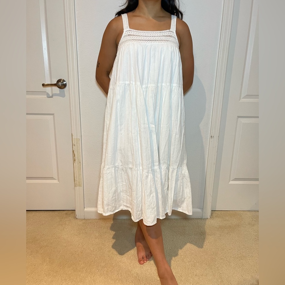 Universal Thread White Crochet Sun Dress